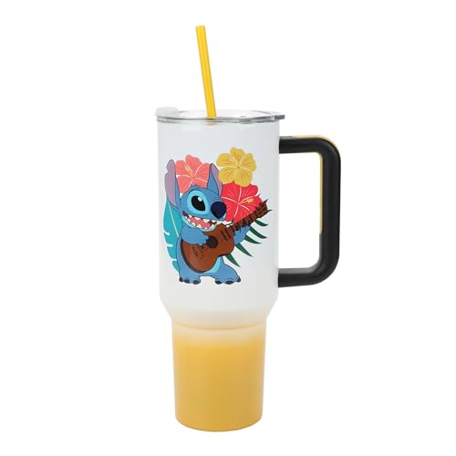 Bioworld Disney's Stitch Hawaiian 40 Oz. Stainless Steel Tumbler