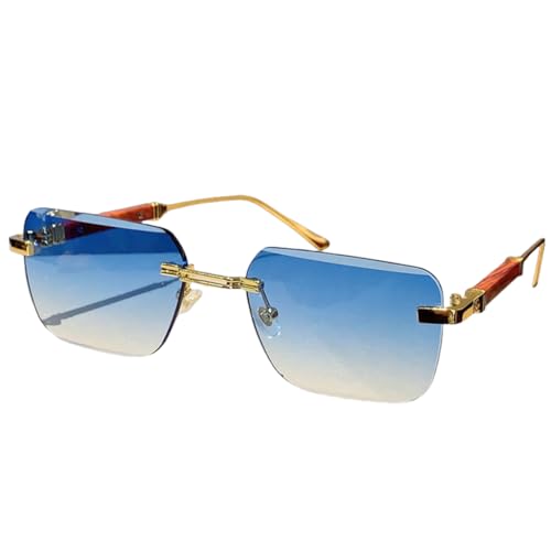 Lunettes de soleil homme vintage dégradées contre l'éblouissement mixte