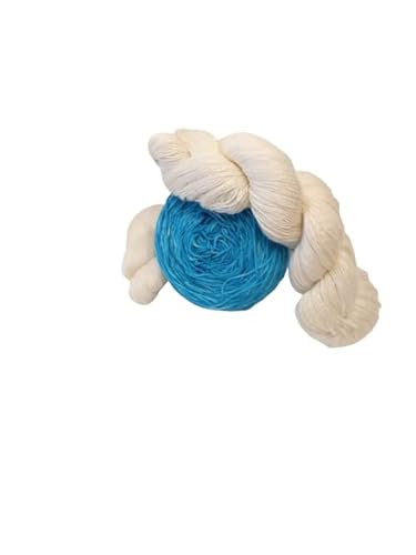 Lone Ewe Silky Merino Bamboo Fingering Weight Yarn Undyed For Hand Dyers Can Be Used In It's Natural Color #TOP6