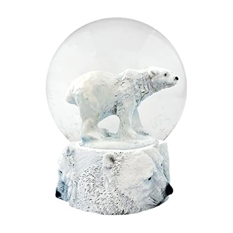 Wasserkugel - Eisbär von Deluxebase. Schneekugel mit Harzfigur und geformtem Sockel. Große Wohnkultur, Ornamente und Geschenke Cover
