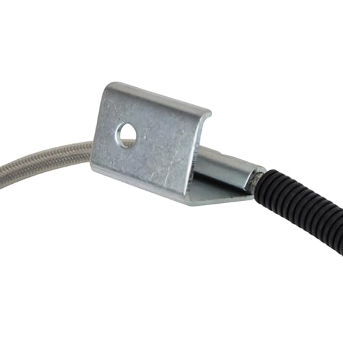 Image of TRQ Front Brake Hose Set Compatible with 2003-2009 Chevrolet Express 1500 2003-2005 Express 2500 GMC Savana 1500 Savana 2500