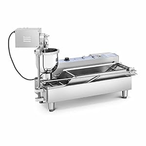 Royal Catering RCDM-6K Donut-machine professionele donut-machine volautomatisch roestvrij staal 900 donuts/h 2 x 2500 W…