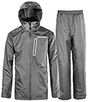 SWISSWELL Traje de lluvia para hombre y mujer, impermeable, ligero, con capucha, chaqueta y pantalones para golf, senderismo, viajes