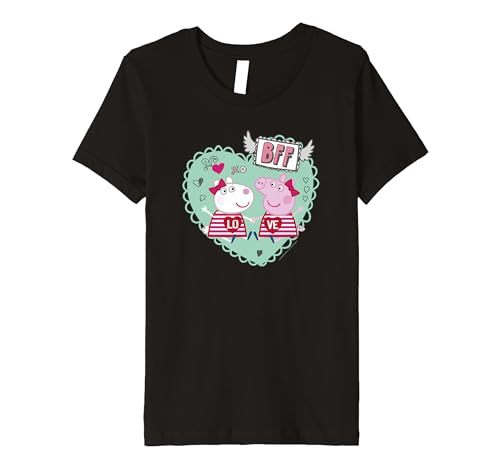T-shirt Peppa Pig Saint-Valentin Love Suzy haut imprimé enfant