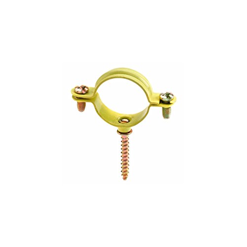Index abgm015 Clamp - Yellow gasmica with Screws 15 (Pack of 100 UD.), Schwarz