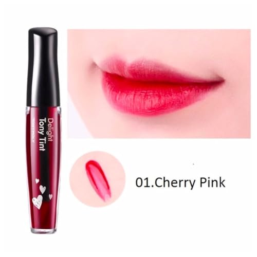 TONYMOLY Delight Tony Lip Tint, Korean beauty Lip Stain, High Pigment, Moisturizing & Nourishing Formula