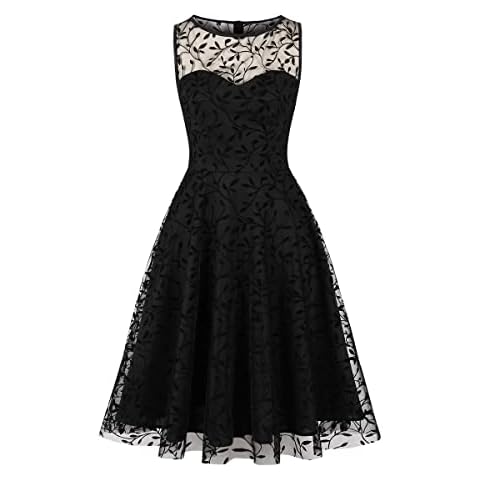 Wellwits Women's Sweetheart Cocktail Dress Leaf XL Cover
