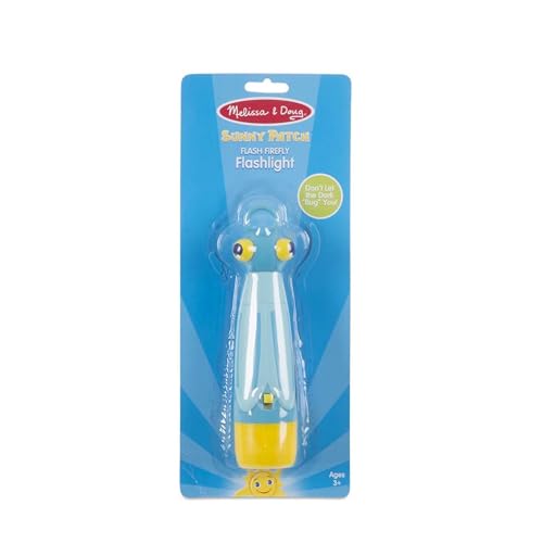 Melissa & Doug Flash Firefly Flashlight - Child-Friendly Design - LED - Large Colorful Flashlight