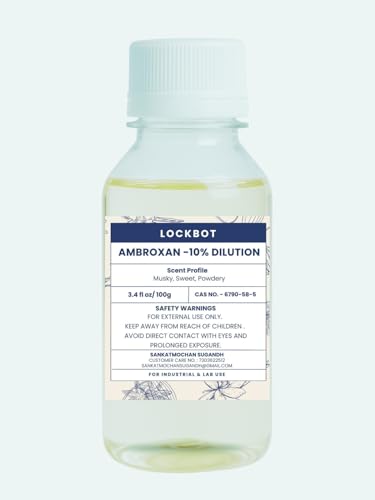 Image of Ambroxan Perfume Fixative & Fragrance Booster | Ambergris Like, Woody, Musky, Warm, Highly Diffusive & Long Lasting Aroma - 100gm