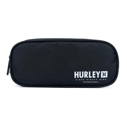 Estojo Hurley Duas Divisórias Reforçado Espaçoso Escola Faculdade