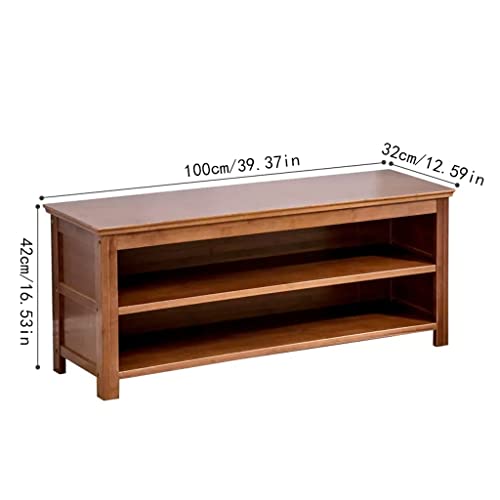 Boîte de rangement et pouf ottoman pour entrée | Banc à chaussures - 4
