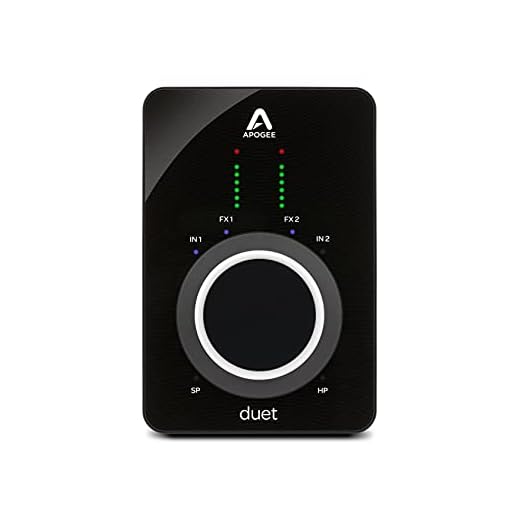 Apogee - DUET 3 - Interface audio USB C - 2 entradas/4 salidas - 2 previos de micro/instrumento - 24 bits/192 kHz