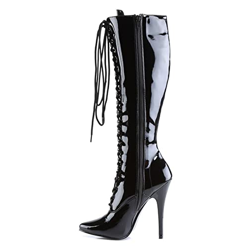 Bottes de mode stiletto avec fermeture éclair pour un enfilage facile - 3