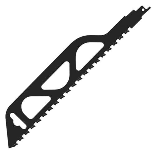 Lame de Scie Sabre, 305 mm Lames de Scie à Pierre Scie Sabre, Lame de Scie au Carbure de Tungstène pour Couper Brique Parpaing Béton Cellulaire et...