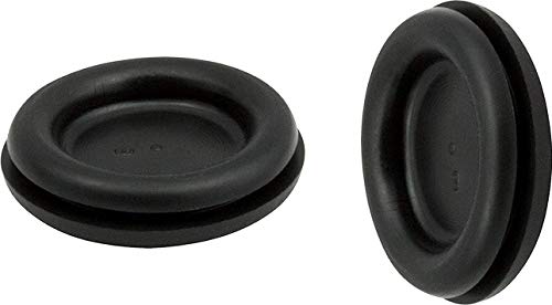 GLOBOMOTIVE Premium Blanking Closed Rubber Grommets (100 Pcs, 6 mm)