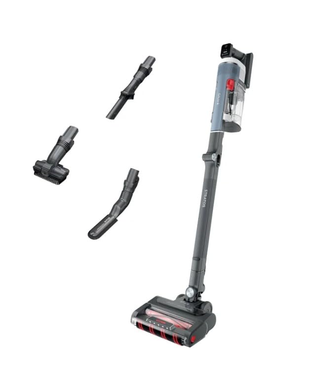 Shark Stratos Cordless Vacuum with Clean Sense IQ and Odor Neutralizer MultiFlex Wand Includes Crevice Tool Anti-Allergen Brush