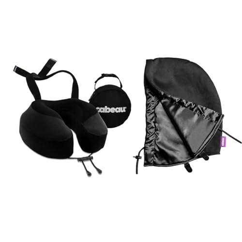 Almohada de espuma viscoelástica ergonómica para viaje miniatura 1