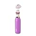 Owala FreeSip Twist Insulated Stainless Steel Water Bottle with Straw for Sports and Travel, BPA-Free, 18-oz, Purple (California Grapevine)