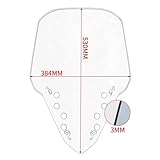 Zoom IMG-2 wqsdfgk parabrezza spoiler compatibile con