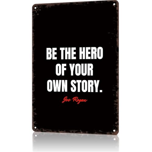 Vintage Metal Sign Joe Rogan Quotes Poster Retro Tin Signs Funny Aluminum Sign For Man...