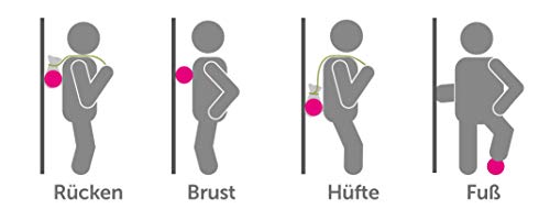 MassageFee Korkballset - 3 Massagebälle aus Kork. Selbstmassage von Triggerpunkten & Faszien der Füße, Waden, Gesäß, Nacken, Schulter & Rücken. - Image 3