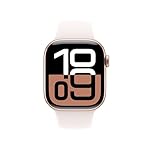 Apple Watch Series 10 [GPS 42mm case] Smartwatch with Rose Gold Aluminium Case with Light Blush Sport Band - S/M. Fitness Tracker, ECG App, Always-On Retina Display, Water Resistant - Image 3