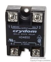 SENSATA/CRYDOM - HD4850 - Solid State Relay, 50 A, 530 VAC, Panel, Screw, Zero Voltage Turn On