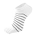 TinaDeer Fünf Finger Zehensocken Damen 35.5-40 Baumwolle Sneaker Socken Kurz Atmungsaktiv Sportsocken Laufsocken für Frauen für Fitness, Laufen, Joggen, Alltag und Freizeit (Weiß, Einheitsgröße)