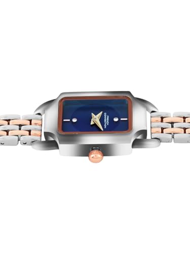 Image of French Connection Opessence Analog Blue Rectangle Dial Watch for Women-FCN0177URTM