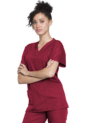 Cherokee womens Unisex Scrub Top and Scrub Pant Set Medical Scrubs Set