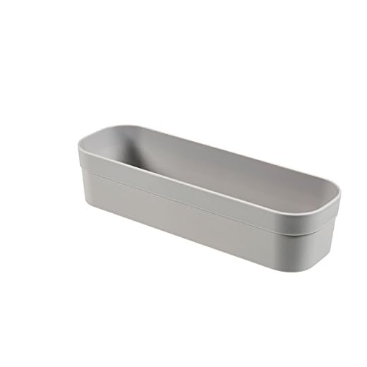 Dajar Organizer Drawer Tray Infinity Curver Plastic Grey 23 x 8 x 5 cm