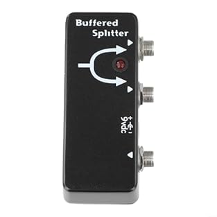 [CLEAR SIGNAL DELIVERY] The Buffered Splitter guarantees that your guitar's signal remains pristine and powerful, avoiding the muddiness often associated with passive splitters for a clear tone. [MULTIPLE SETUP OPTIONS] Ideal for sending signals to a...