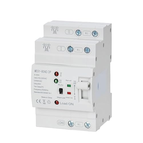 Commutateur de transfert automatique 80A à basculement instantané double puissance - 3