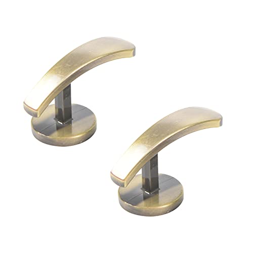 Ganchos de pared de aspecto elegante de metal, ganchos de pared para cortinas, diseño delicado, color negro