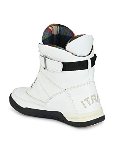 Image of Eego Italy Men's Premium High Top Boots (NR-6-White-11)