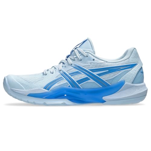 Discover the 10 Best Shoes for Handball in 13 ASICS Women's POWERBREAK FlyteFoam Handball Shoes, 8, Light Blue/Blue Coast