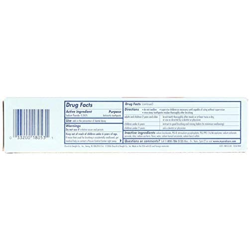 ARM & HAMMER Complete Care Fluoride Anticavity Toothpaste, Fresh Mint 6 oz
