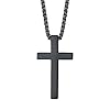 Bestyle Simple Cross Necklace for Men - Stainless Steel/Black/Gold Chain for Men with Cross Pendant - First Communion Christian Religious Baptism Gifts From Wife Daughter