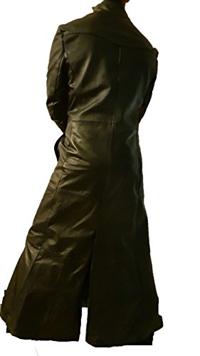 Creazioniinpelle cappotto trench vera pelle nappa