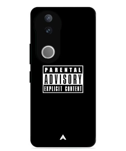 Image of Premium Explicit Case for Vivo v50 Soft-Touch Metal TPU Back Cover, Shockproof, Designer, Aesthetic Mobile Phone Case (Glossy Finish)