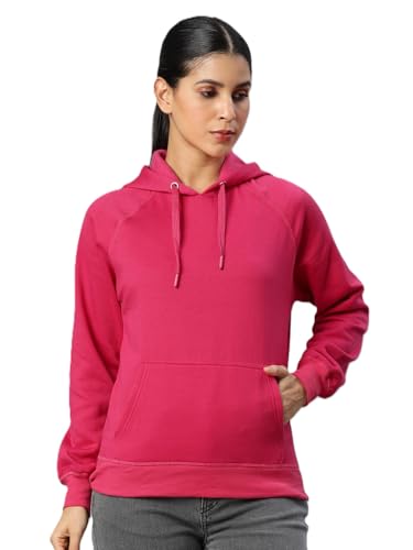 Image of ADBUCKS Women's Cotton Winter Jacket Sweatshirts Casual Drawstring Clothes Pullover Hoodie With Kangaroo Pocket Ii Womens Jacket Ii Winter Sweater Hoodie For Women & Girls