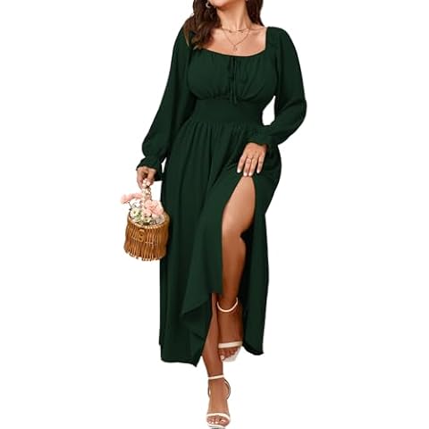 SHESTARR Plus Size Smocked Maxi Dress Cover