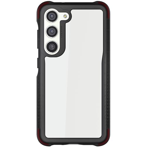 Image of Ghostek Covert Shockproof Galaxy S23 Clear Case Premium Protective Phone Covers with Slim Lightweight Design, Wireless Charging Compatible, Shock-Absorbent Designed for Samsung S23 (6.1 inch) (Smoke)