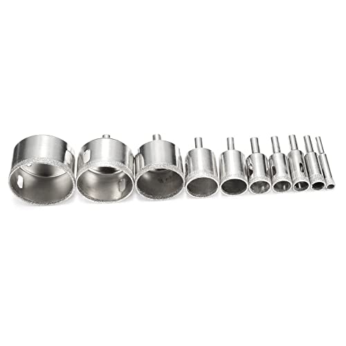 Set de 10 brocas de sierra con diamante 8mm-50mm miniatura 5