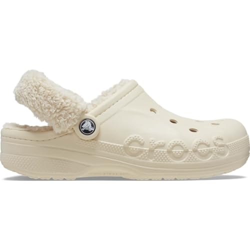 Image of Crocs Unisex Adult Baya Lined Fuzz Strap Clogs