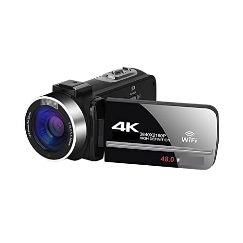 Caméra vidéo numérique 4K pour débutants sans configuration complexe