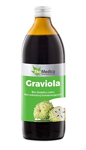 100% Saft aus Graviola-Pflanze Saft aus Stachelannonen-Pflanze Eka Medica 500 ml