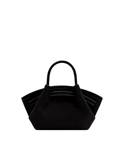 جيه دبليو بي اي اي شنطة يد كبيرة توت صغيرة للنساء من هانا - شمواه صناعي اسود