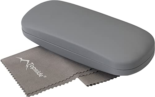 TOPSIDE Estuche metálico robusto para gafas (gris)
