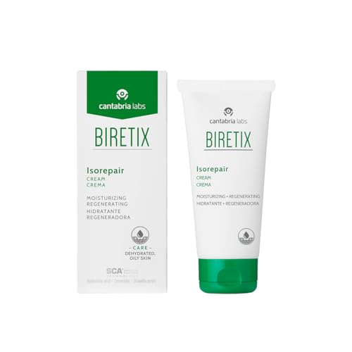 Cantabria Labs – Biretix Isorepair – Crema Reparadora, Regeneradora e Hidratante 50 ml – Restaura la Función Barrera de Pieles Sensibilizadas por Retinoides